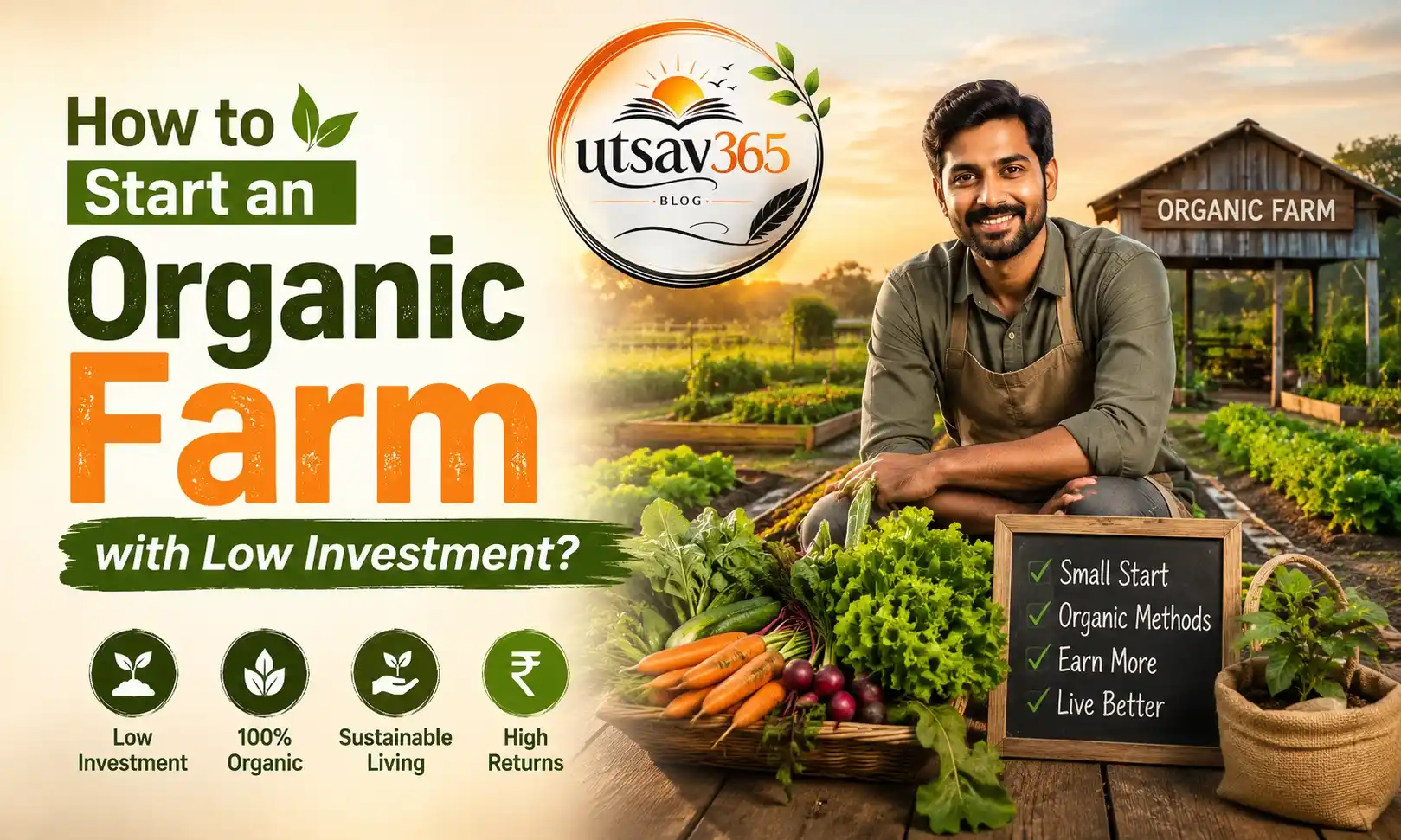 How to Start an Organic Farm with Low Investment?